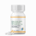 Calcium Zinc Magnesium Vitamin D2 K2 Tablets